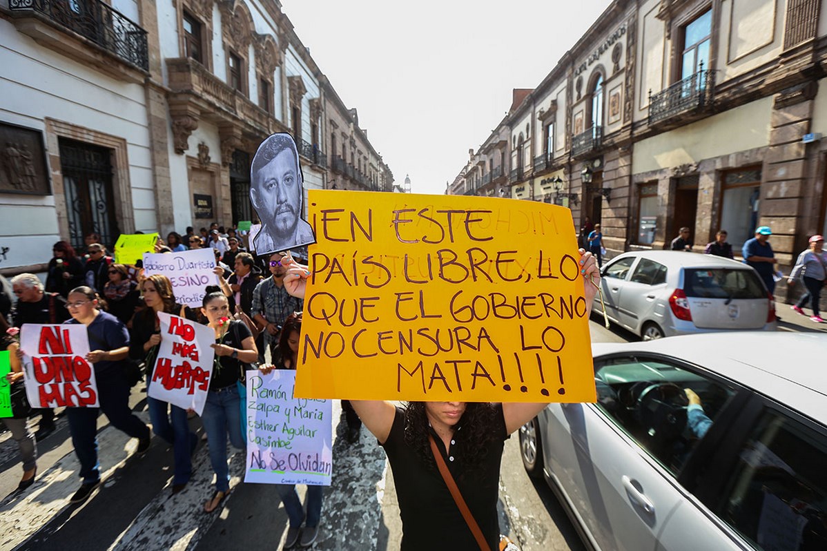 Protesta en Morelia - Proceso
