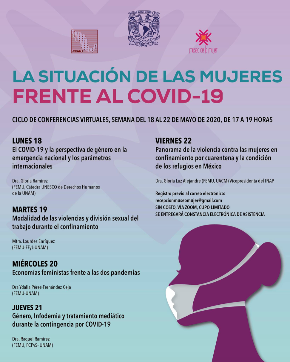 EN AGENDHA | Taller virtual «La situación de las mujeres frente al Covid-19»