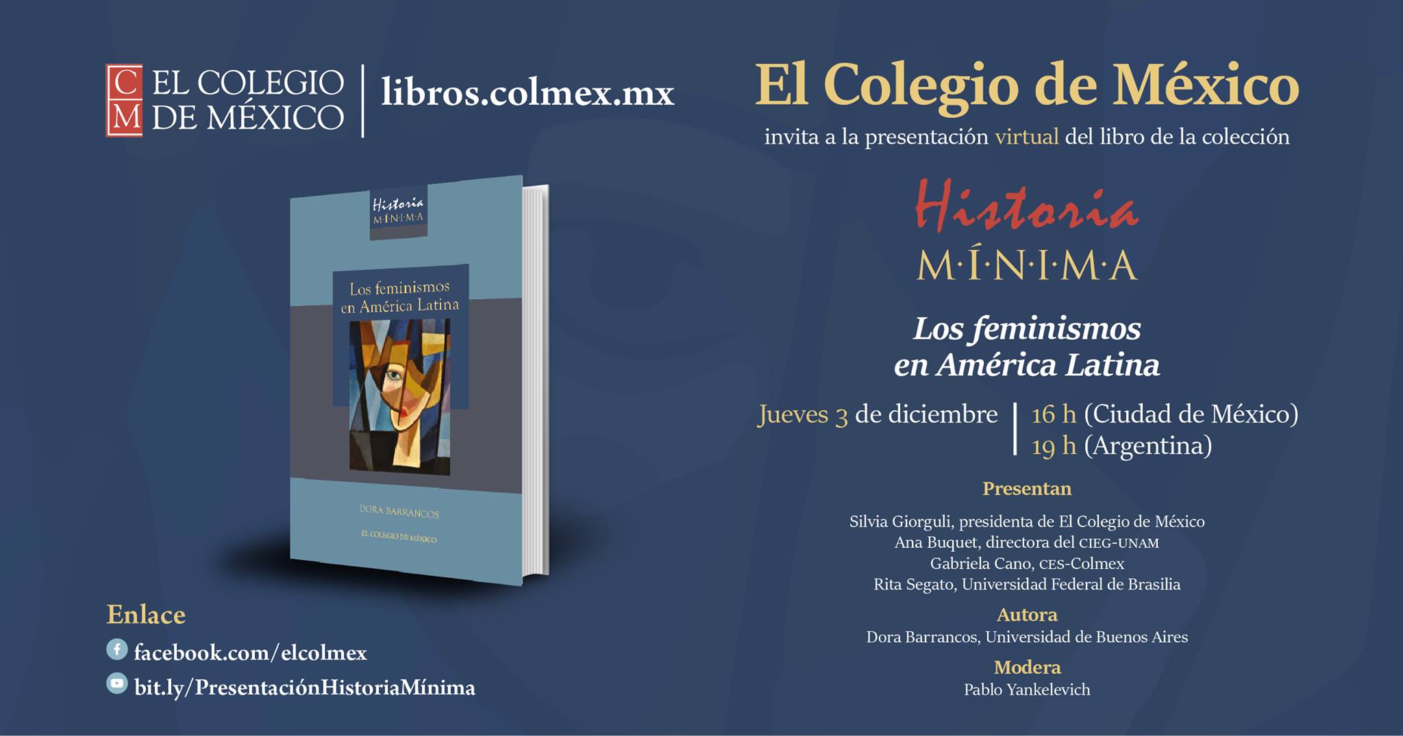 EN AGENDHA | Presentación del libro «Historia Mínima | Los feminismos en América Latina»