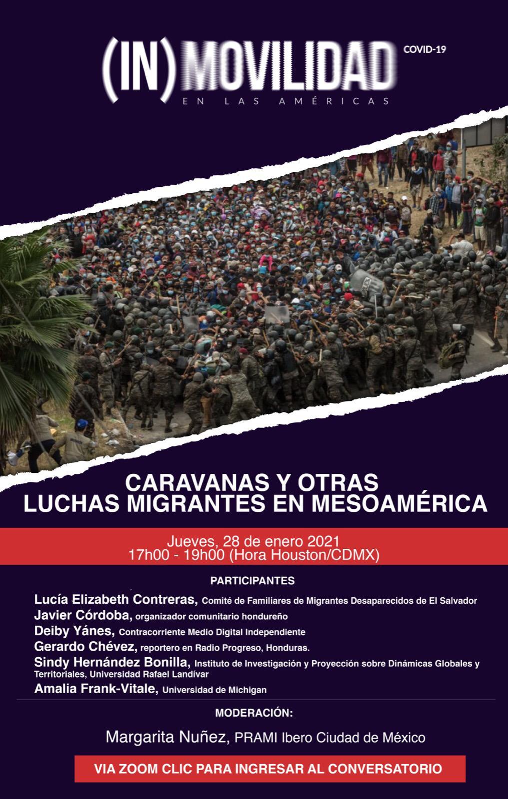 EN AGENDHA | Mesa «Caravanas y otra luchas migrantes en Mesoamérica»