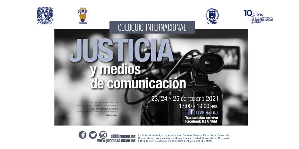 EN AGENDHA | Coloquio Internacional “Justicia y medios de comunicación”