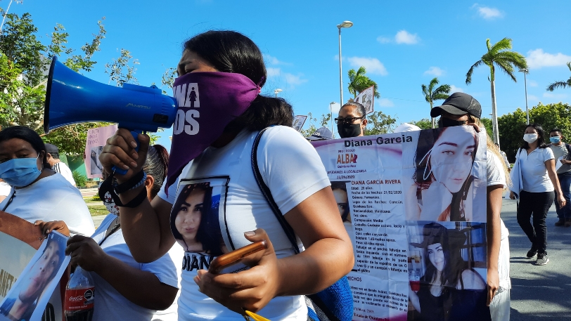 IMAGEN DEL DÍA | Cancún: Marchan por 22 personas desaparecidas y piden justicia