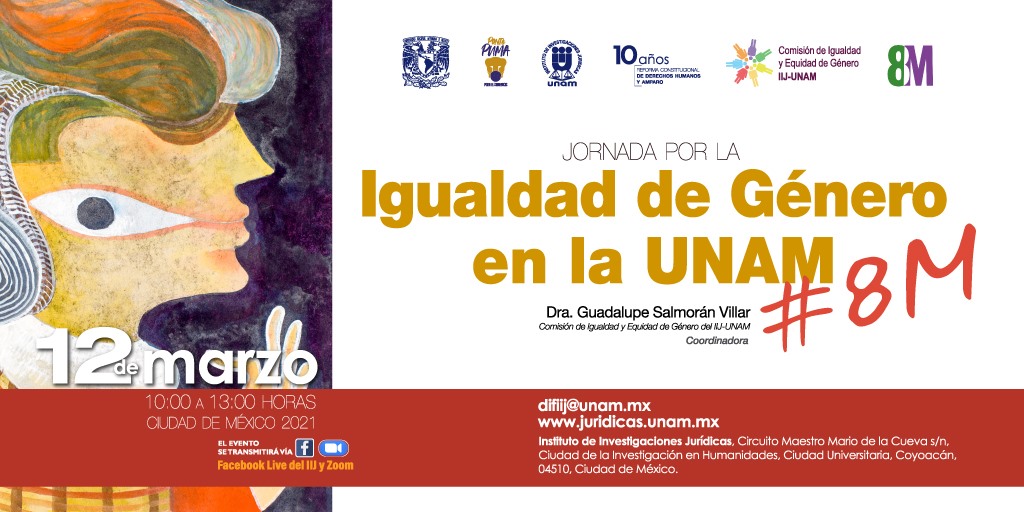 EN AGENDHA | Jornada por la Igualdad de Género en la UNAM