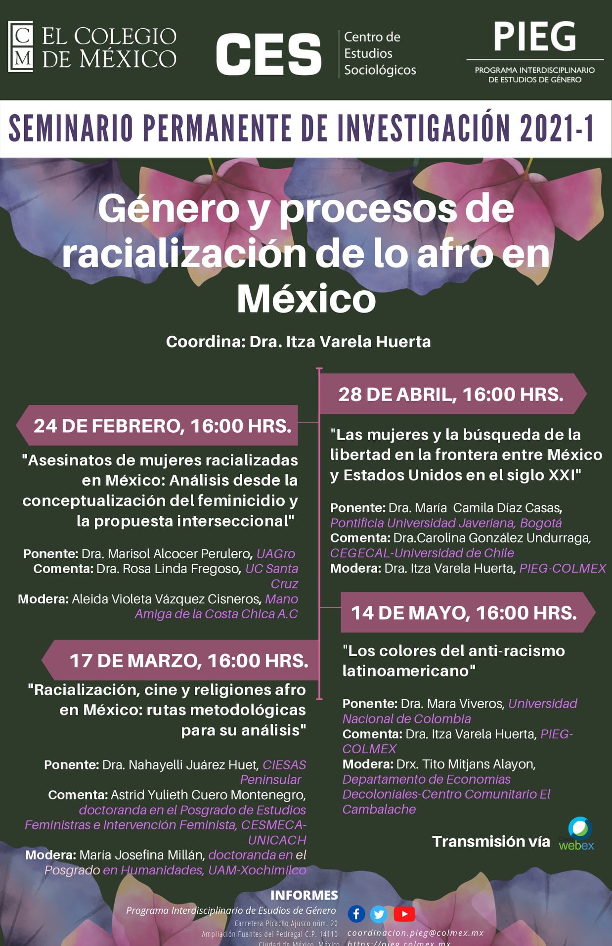 EN AGENDHA | Seminario «Género y procesos de racialización de lo afro en México»