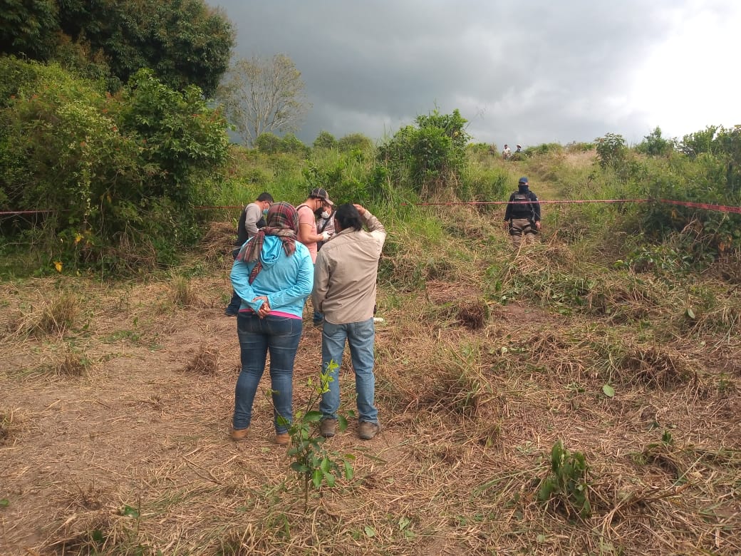 IMAGEN DEL DÍA | Colectivo encuentra restos humanos en Tlapacoyan