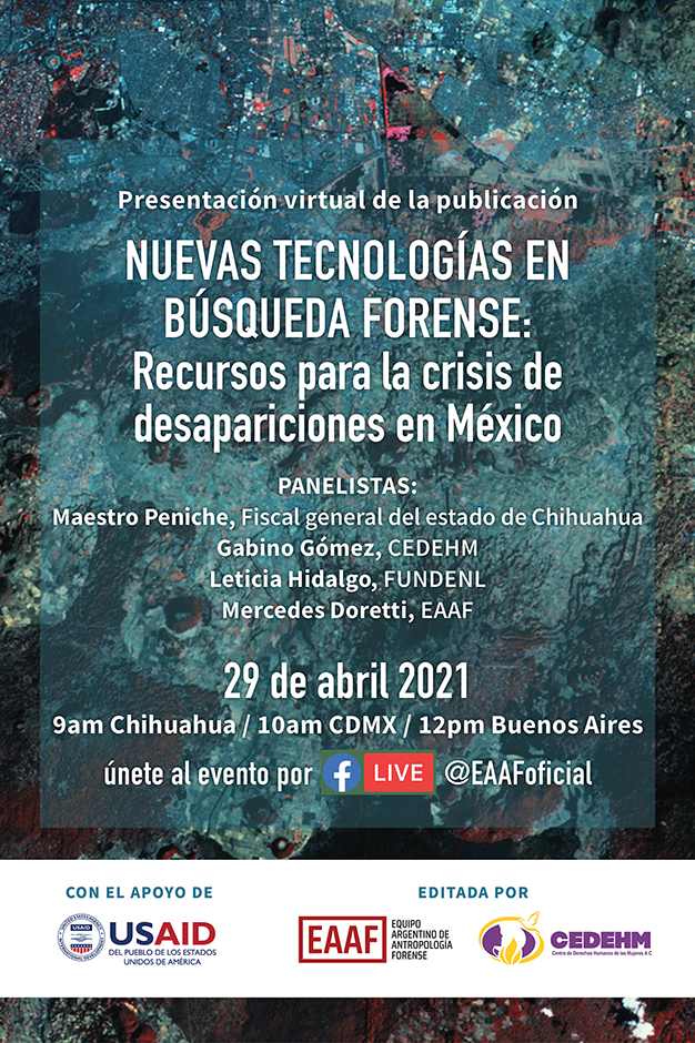 EN AGENDHA | Presentación de «Nuevas tecnologías en búsqueda forense: Recursos para la crisis de desapariciones en México»