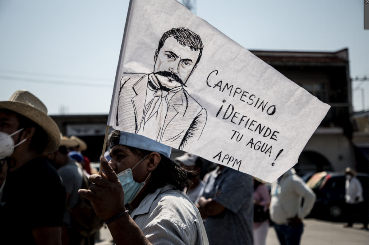 IMAGEN DEL DÍA | Reiteran campesinos rechazo al PIM en 102 aniversario de asesinato de Zapata