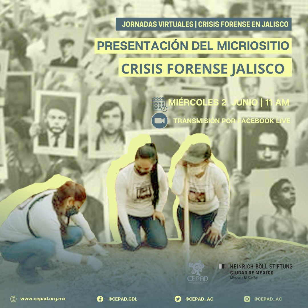 EN AGENDHA | Presentación del micrositio «Crisis Forense Jalisco»