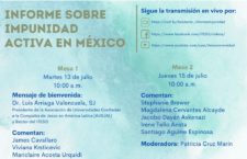 EN AGENDHA | Mesa «Informe sobre impunidad activa en México»