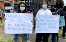 VIDHEO | Conjunto Estadio Azteca es una amenaza para el agua, advierten vecinos de Coyoacán y Tlalpan