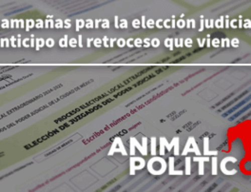 Campañas para la elección judicial: anticipo del retroceso que viene