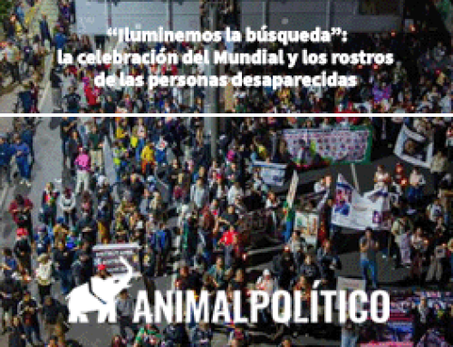 “Iluminemos la búsqueda”: la celebración del Mundial y los rostros de las personas desaparecidas